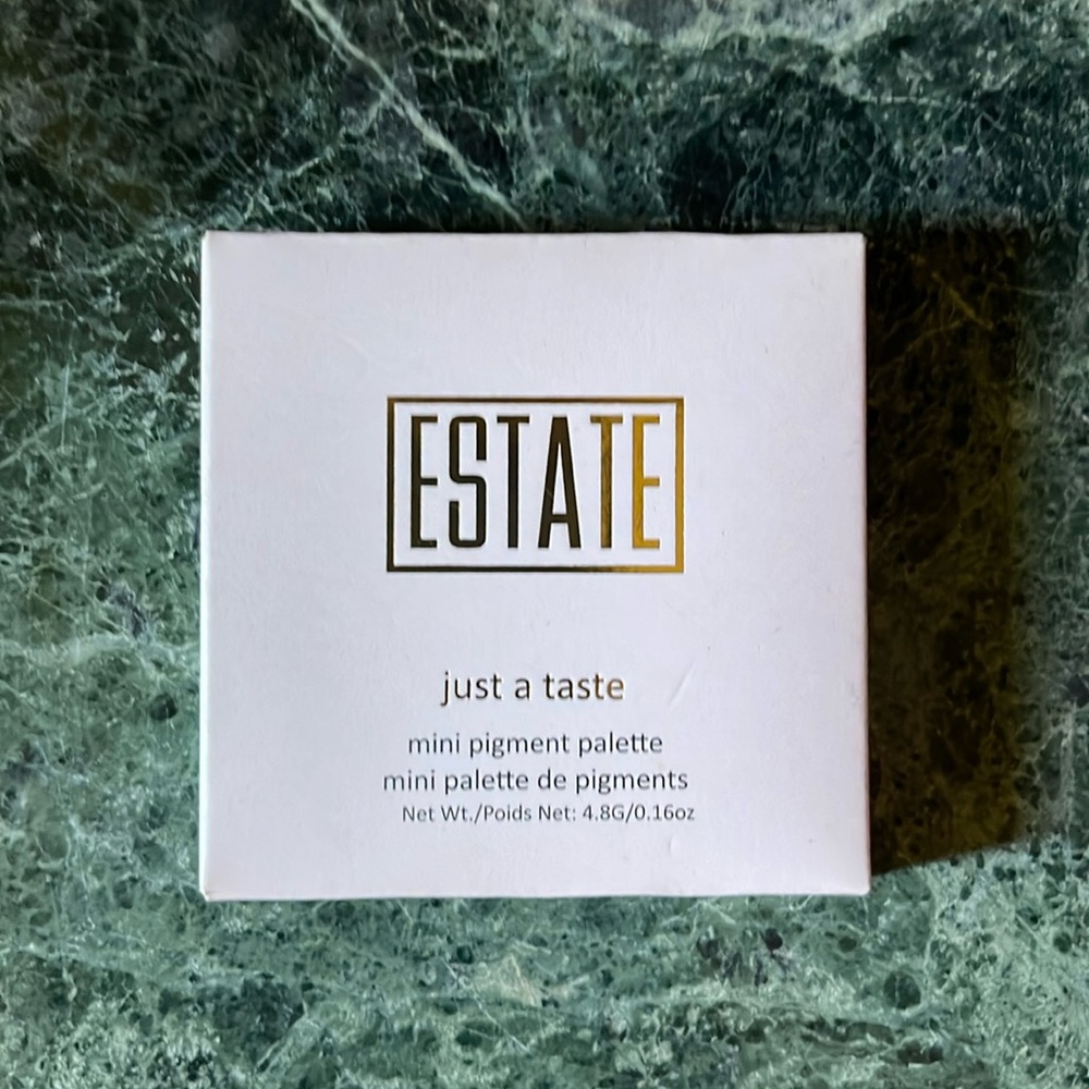 NIB Estate mini pigment quad eyeshadow palette - just a taste - in MERBABE